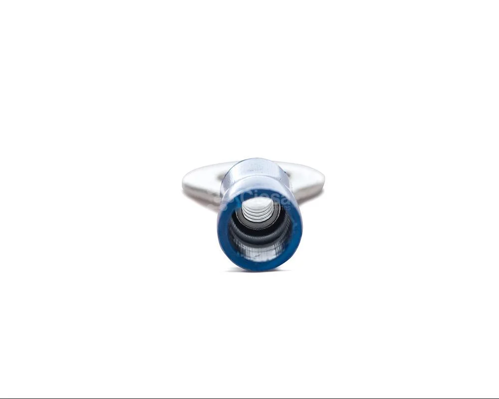 TERMINAL REDONDA DE OJO AZUL 1/4 CAL 16-14 04241