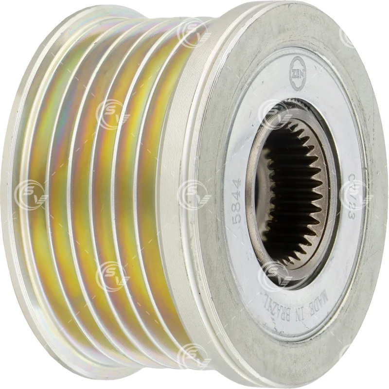POLEA CLUTCH ALTERNADOR VALEO CHEVROLET AVEO CRUZE SONIC 6 RANURAS P58442 / 5844