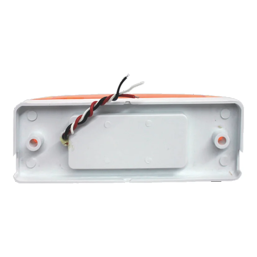 PLAFON AMBAR RECTANGULAR 21 LEDS EMBELLECEDOR 12-24V 8065EA TRAKTOLAMP