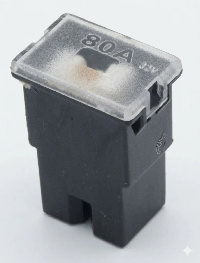 FUSIBLE MUELA HEMBRA GRANDE NEGRO 80A FORD F228F80A ASER