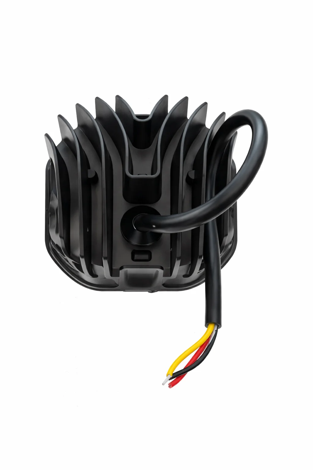 FARO LUZ BLANCA CUADRADO CHICO RAYADO 4 LEDS CON TUNEL IOL-LFL-515